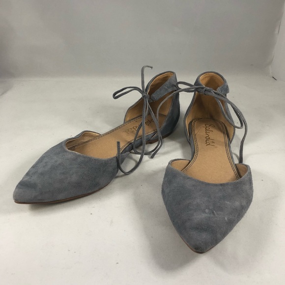 Anthropologie Shoes - Anthropologie Splendid pointed toe flats tie ankle